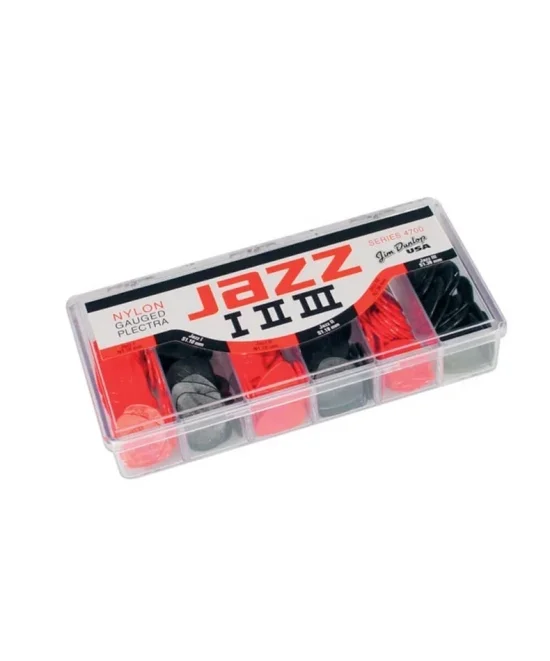 Китари Jim Dunlop 4700 NYLON JAZZ PICK комплект перца