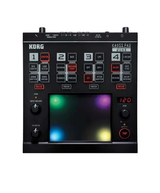 DJ оборудване Korg KAOSS PAD QUAD динамичен ефект процесор