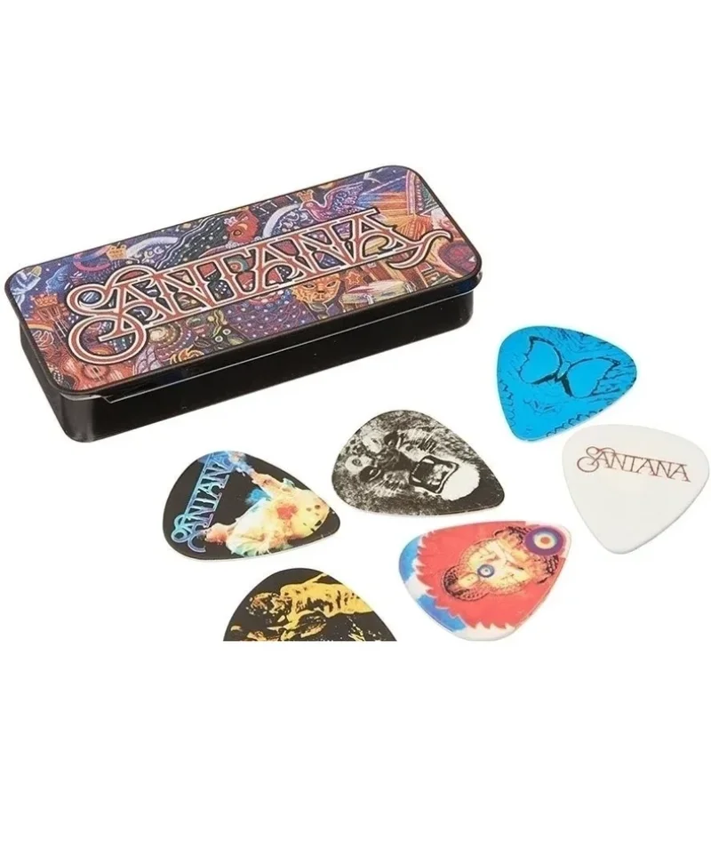 Китари Jim Dunlop SANPT02H Santana Heavy комплект 6 перца в метална кутия