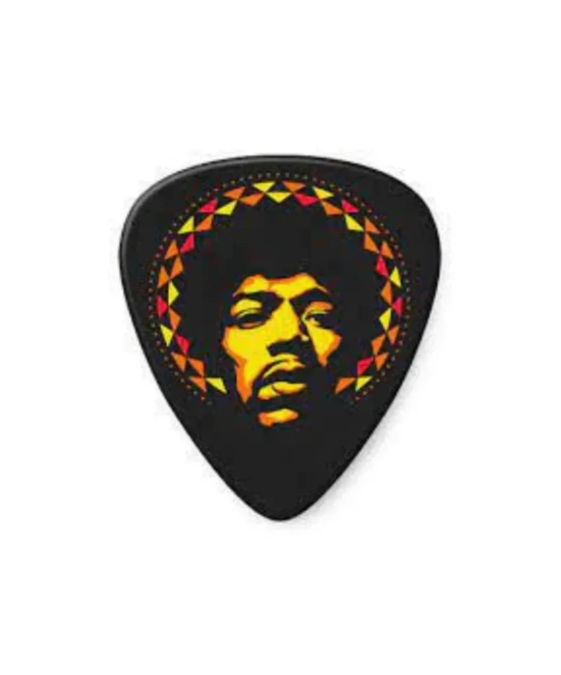 Jim Dunlop JH-PT16H Jimi Hendrix Aura Mandala комплект 6 перца Heavy в метална кутия