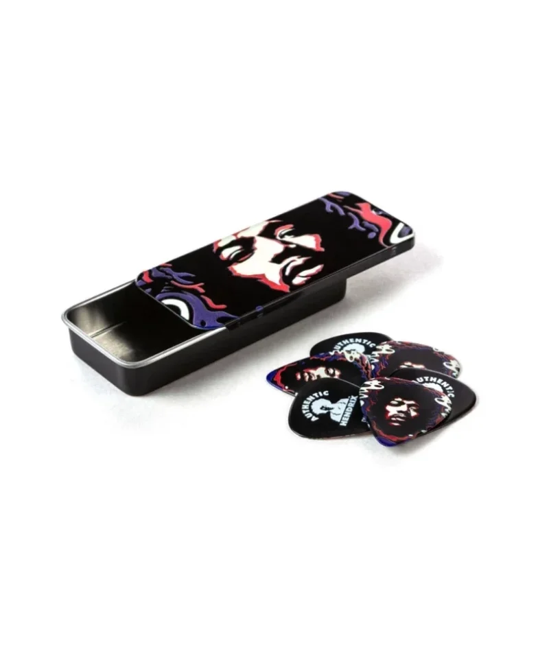 Jim Dunlop JH-PT15H Jimi Hendrix Star Haze комплект 6 перца Heavy в метална кутия