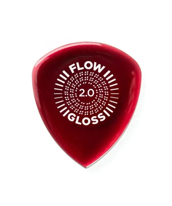 Китари Jim Dunlop 550R2.0 Flow Gloss комплект 12 перца за китара 2,00 mm