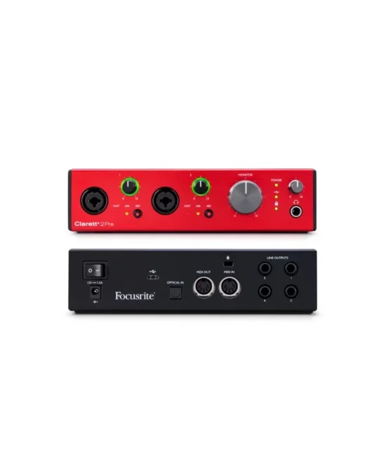 Focusrite Clarett+ 2Pre USB аудио интерфейс