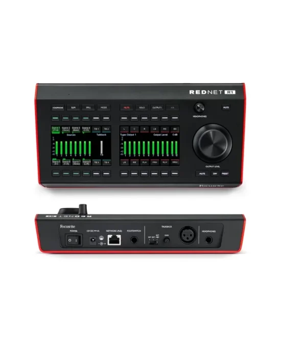 Focusrite RedNet R1 десктоп мониторен контролер за Dante и Red интерфейси