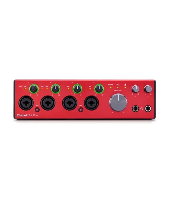 Студио Focusrite Clarett+ 4Pre USB-C аудио интерфейс