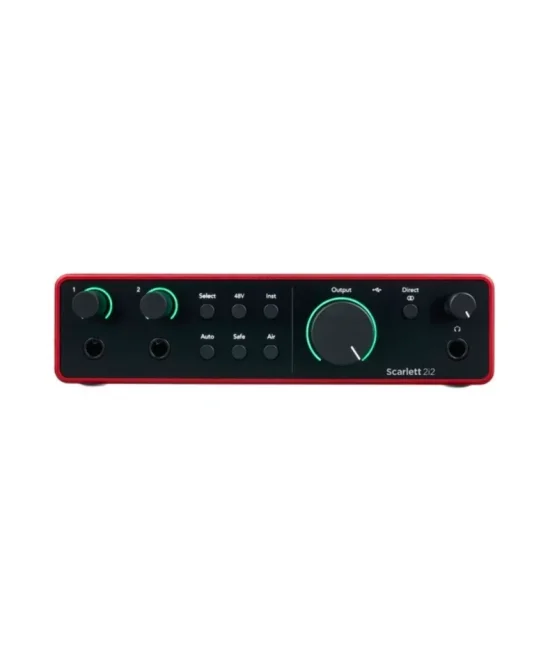 Студио Focusrite Scarlett 2i2 Studio 4th Gen комплект за домашно студио