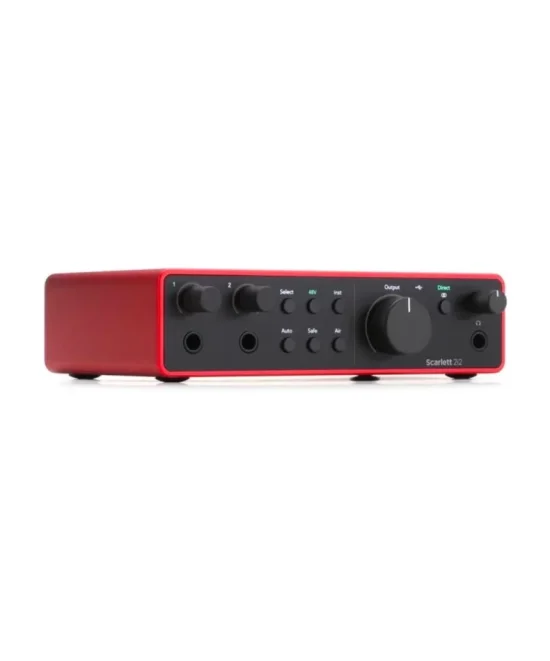 Focusrite Scarlett 2i2 4th Gen USB аудио интерфейс