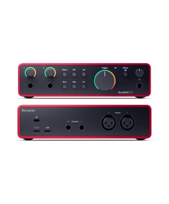 Focusrite Scarlett 2i2 4th Gen USB аудио интерфейс