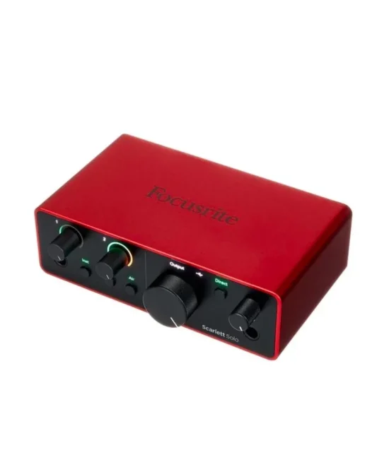 Focusrite Scarlett Solo 4th Gen USB аудио интерфейс