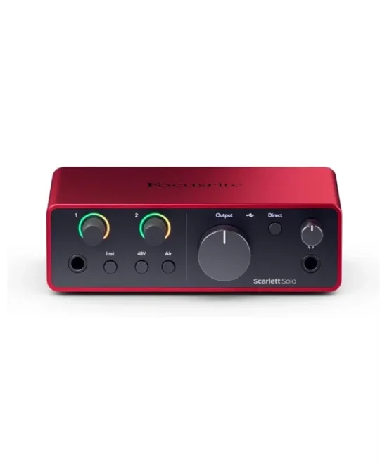 Focusrite Scarlett Solo Studio 4th Gen комплект за домашно студио