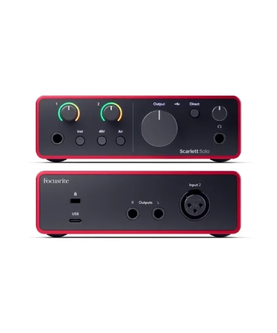 Focusrite Scarlett Solo Studio 4th Gen комплект за домашно студио