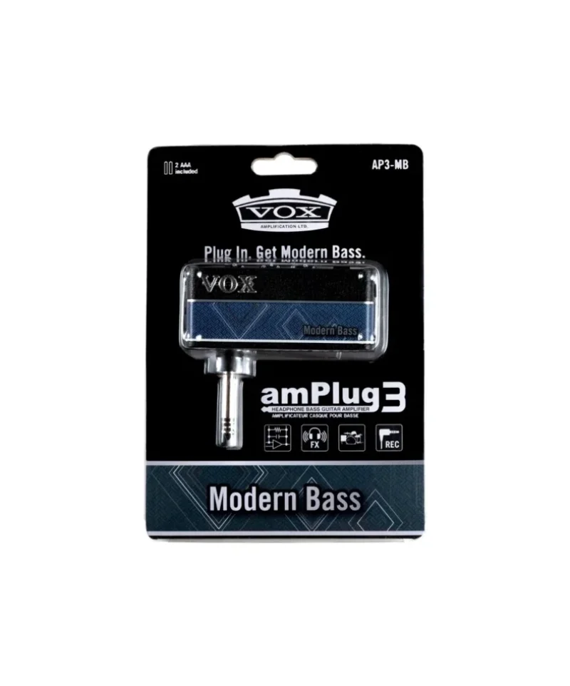 Китари VOX amPlug3 Modern Bass компактен усилвател за слушалки за бас китара