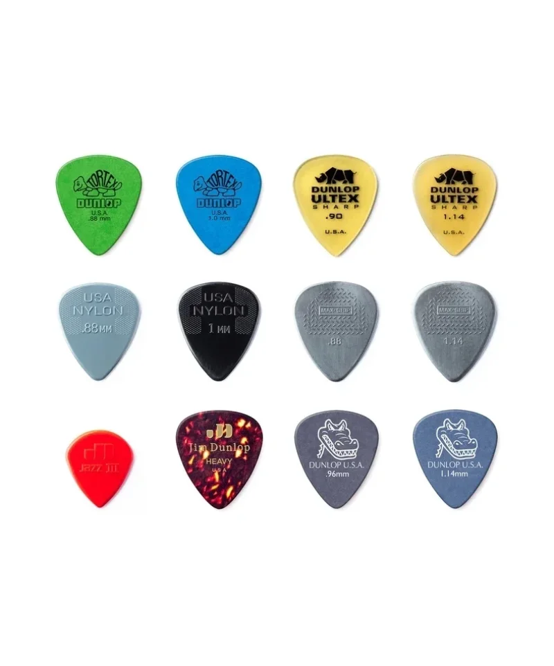 Jim Dunlop PVP102 Medium/Heavy Pick Variety Pack комплект 12 перца за китара