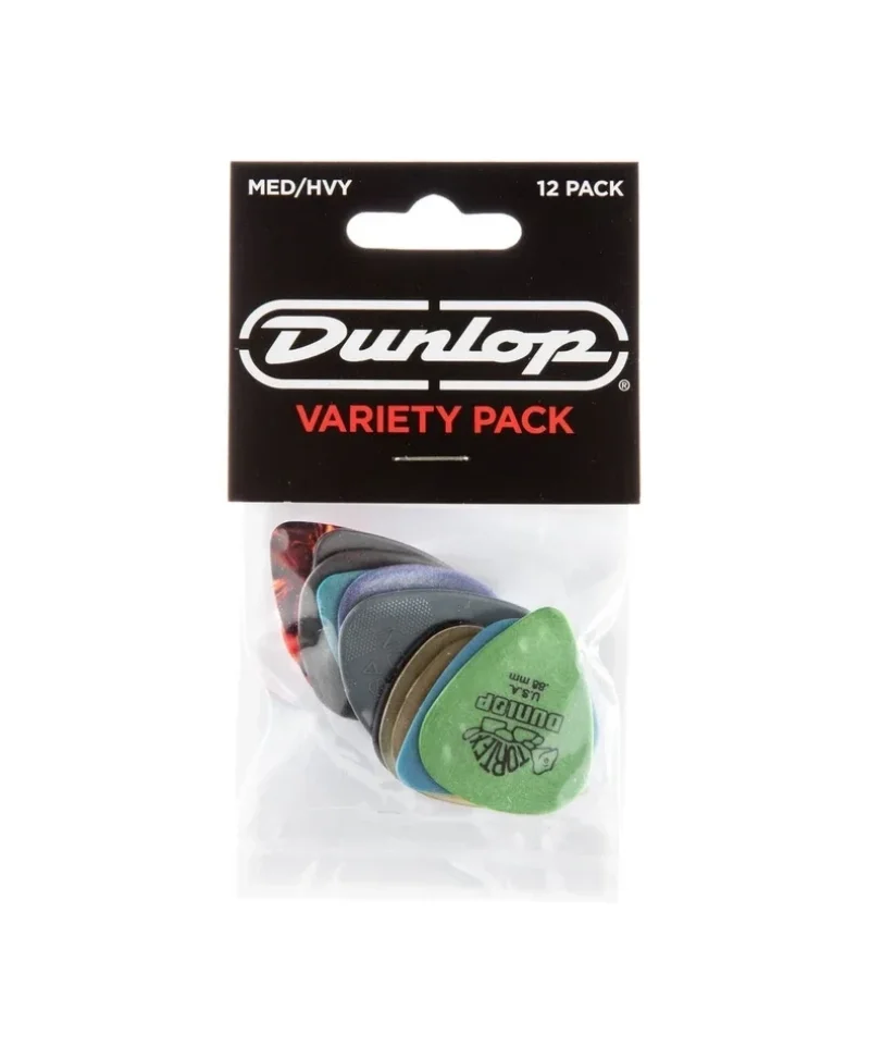 Китари Jim Dunlop PVP102 Medium/Heavy Pick Variety Pack комплект 12 перца за китара