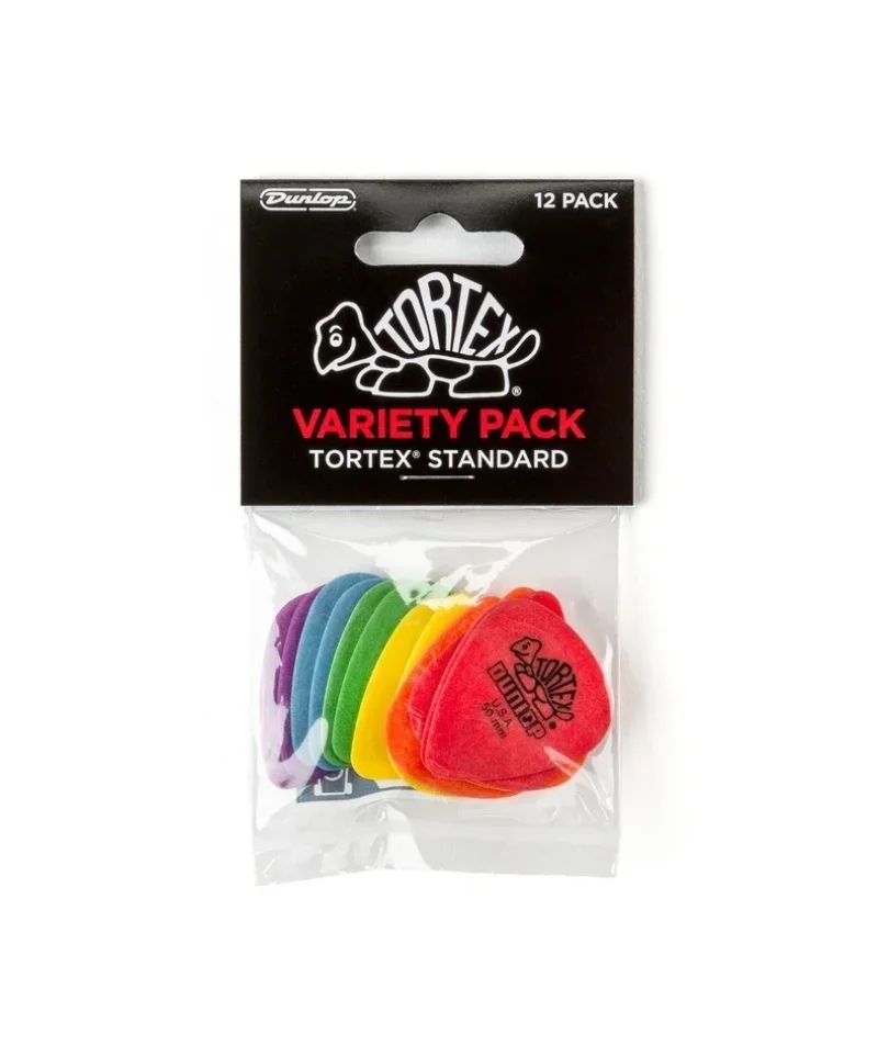 Китари Jim Dunlop PVP418 Tortex Standard Variety Pack комплект 12 перца за китара