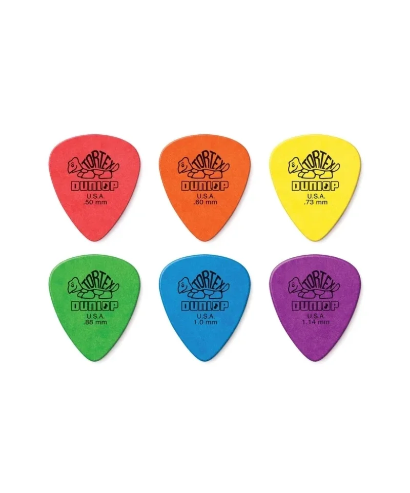 Jim Dunlop PVP418 Tortex Standard Variety Pack комплект 12 перца за китара