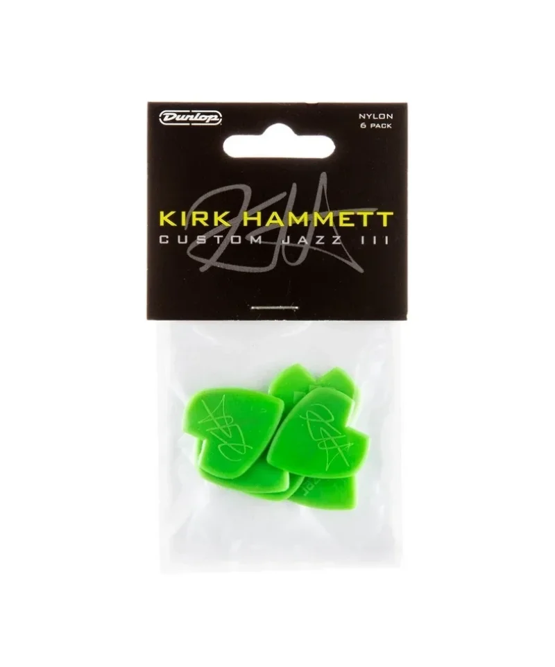 Китари Jim Dunlop 47PKH3N Kirk Hammett Signature Jazz III комплект 6 перца за китара 1,38 mm