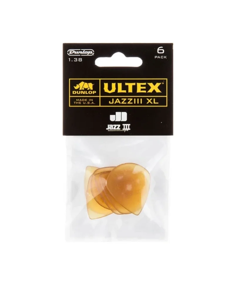 Китари Jim Dunlop 427P1.38XL Ultex Jazz III XL комплект 6 перца за китара 1,38 mm