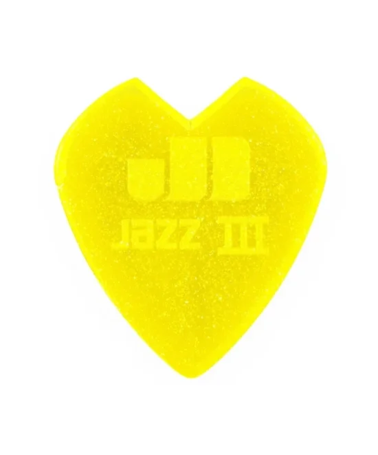 Jim Dunlop 47RKH3NYS Kirk Hammett Yellow Glitter Jazz III перце за китара