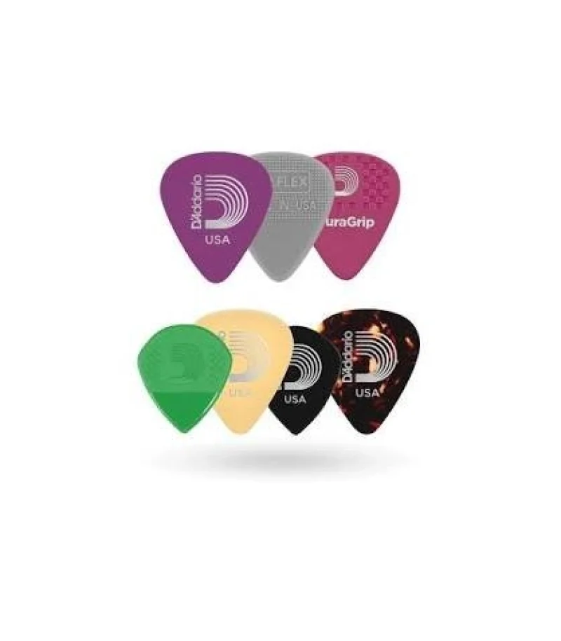 Китари Planet Waves 1XVP4-5 комплект 5 различни перца за китара Medium